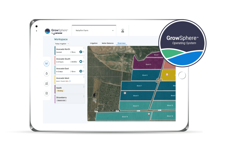 Growsphere on tablet