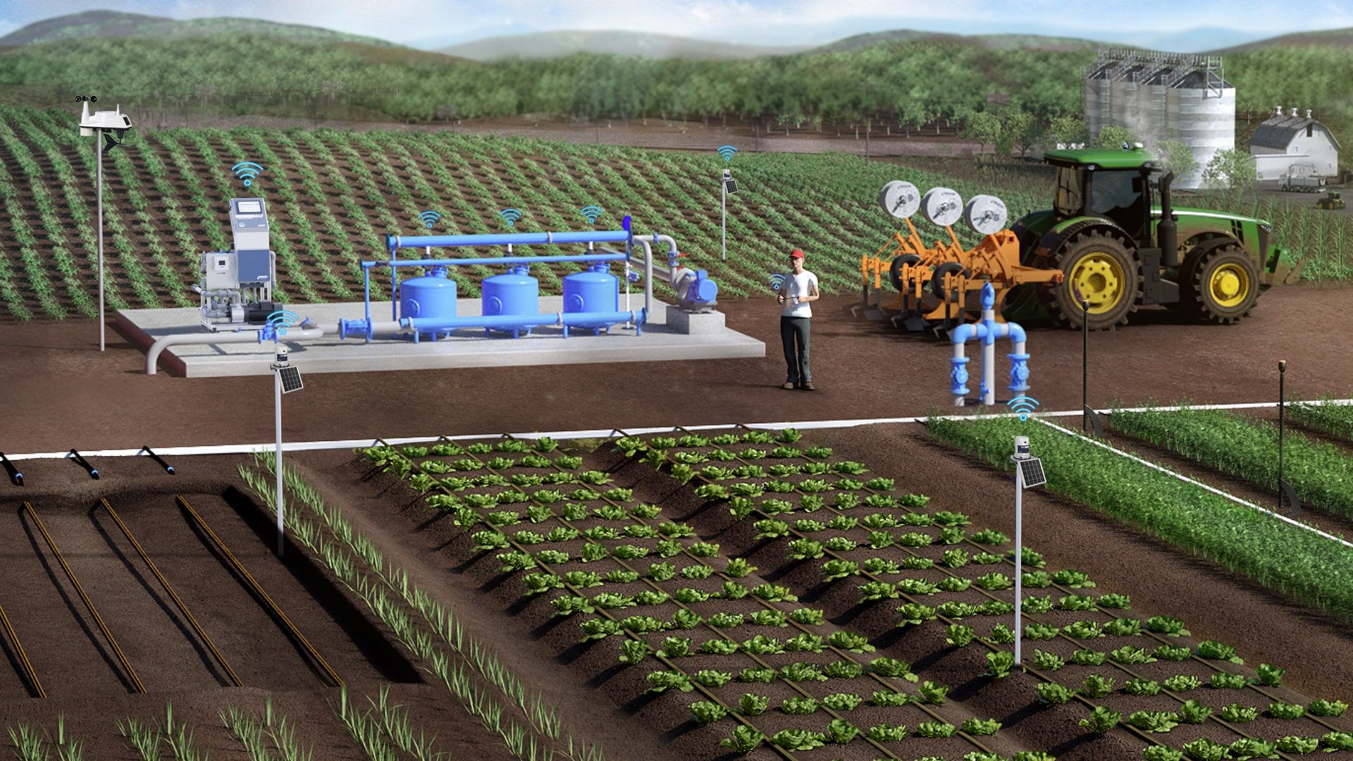 Precision irrigation products for field crops &amp; vegetables